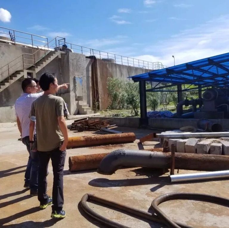 行澈受陈贵环保分局邀请与顺富进行现场沟通