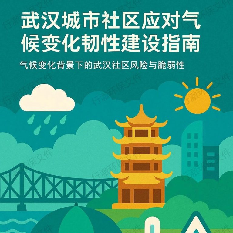 项目报告 | 武汉城市社区应对气候变化韧性建设指南